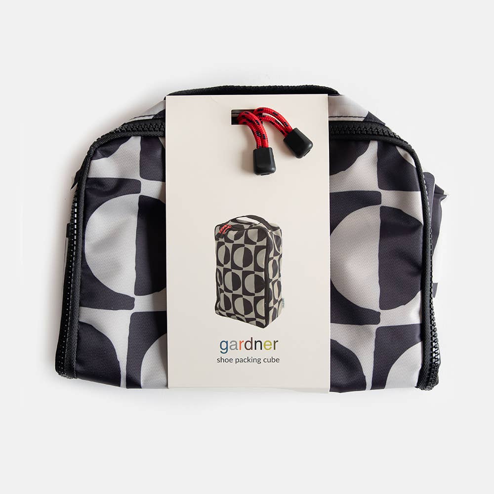 Mono Circle Geo Zip Bag Organiser
