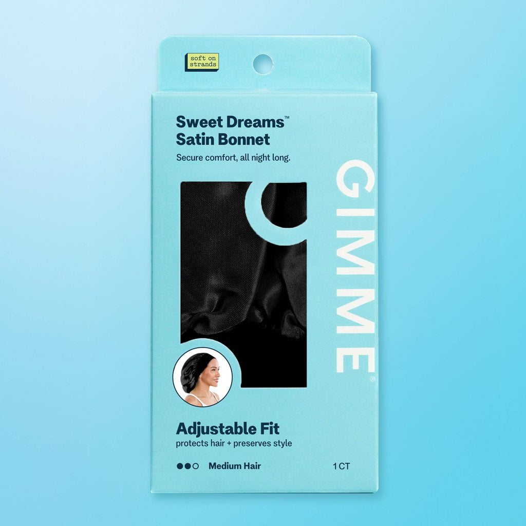 Satin Sleep Bonnet For Mid-Length Hair - Sweet Dreams