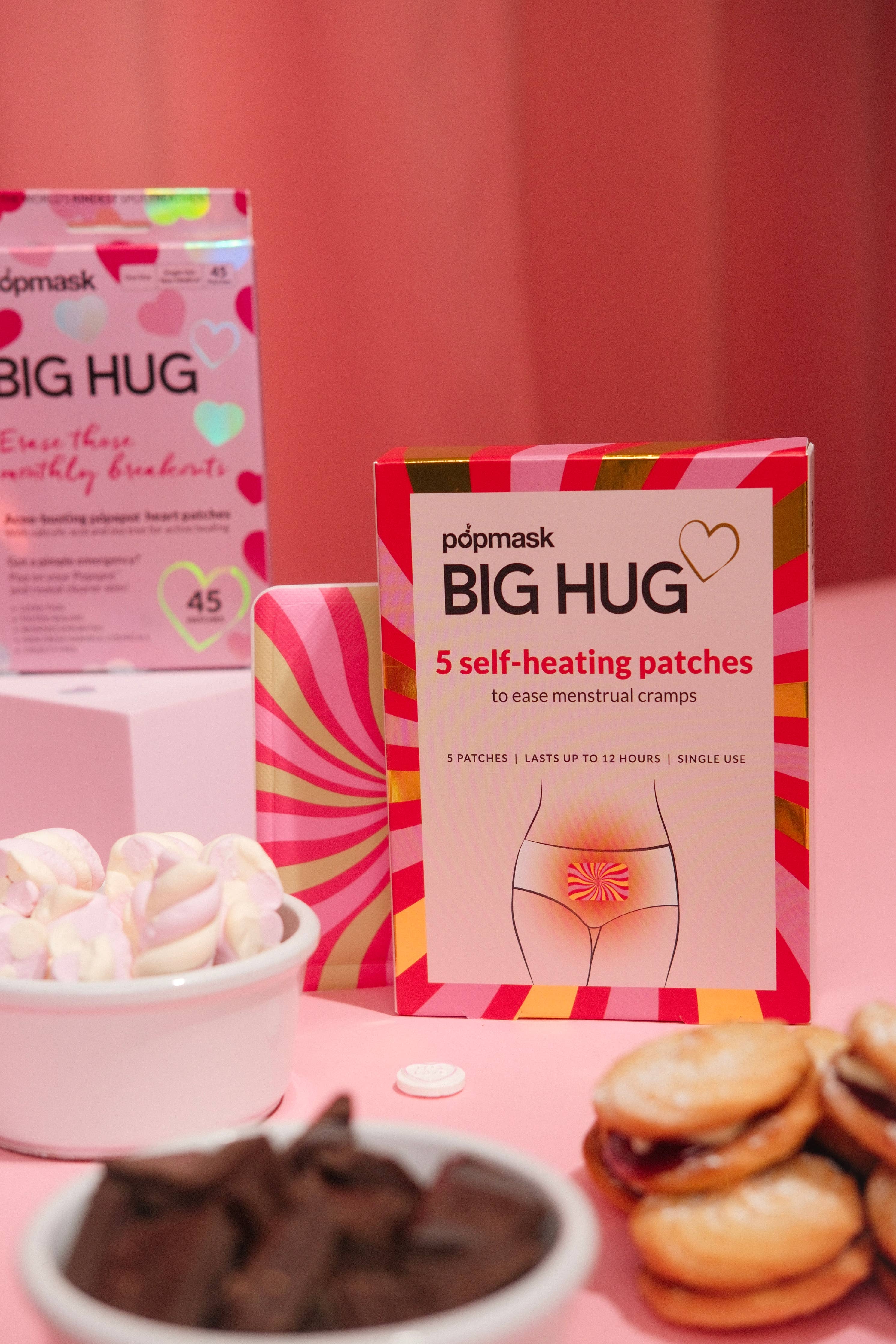 Big Hug Self Heating Menstrual Cramp Relief Patches