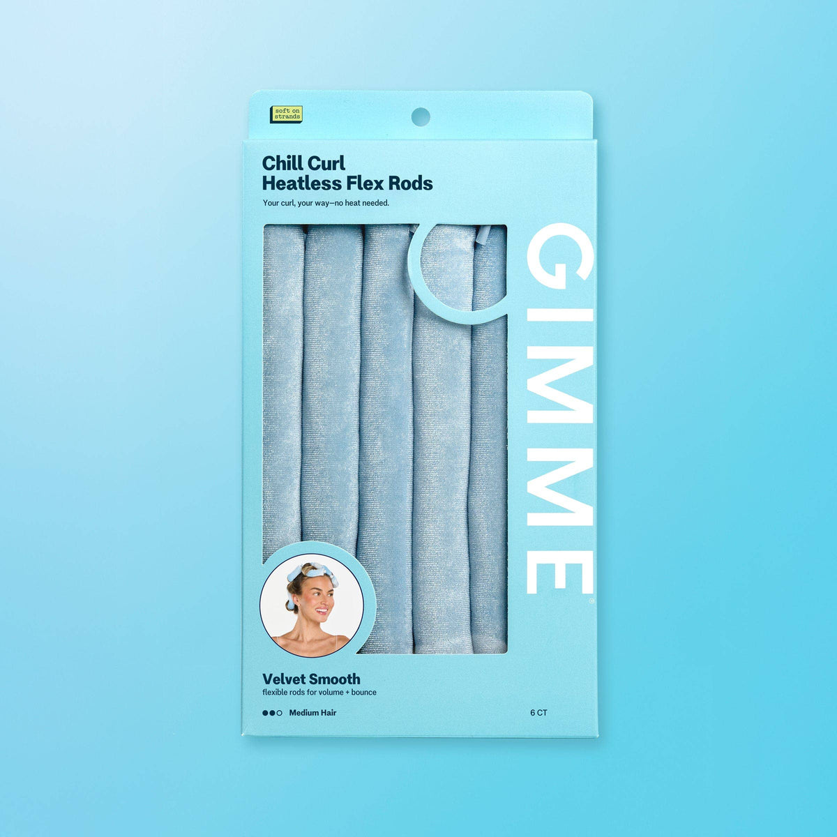 Heatless Styling Flex Rods For Most Hair Types - Chill Curl