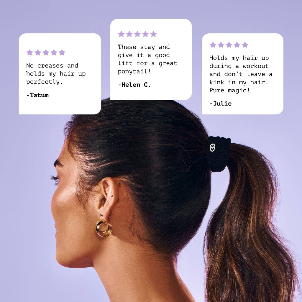 Hair Ties For Thick or Curly Hair - Bounce Back