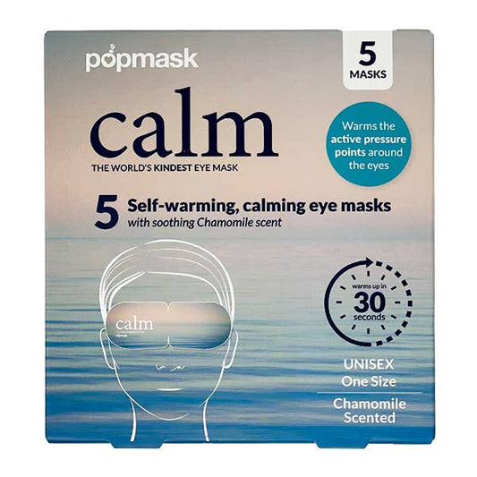 Calm Self-Heating Chamomile Eye Masks - 5 Pack