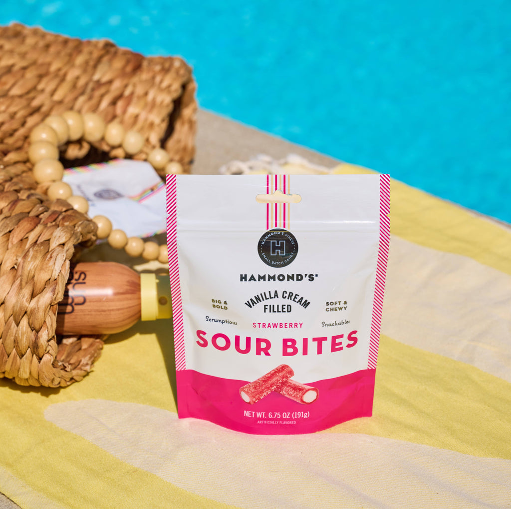 Sweet & Sour Bites - Strawberry w/ Vanilla Cream