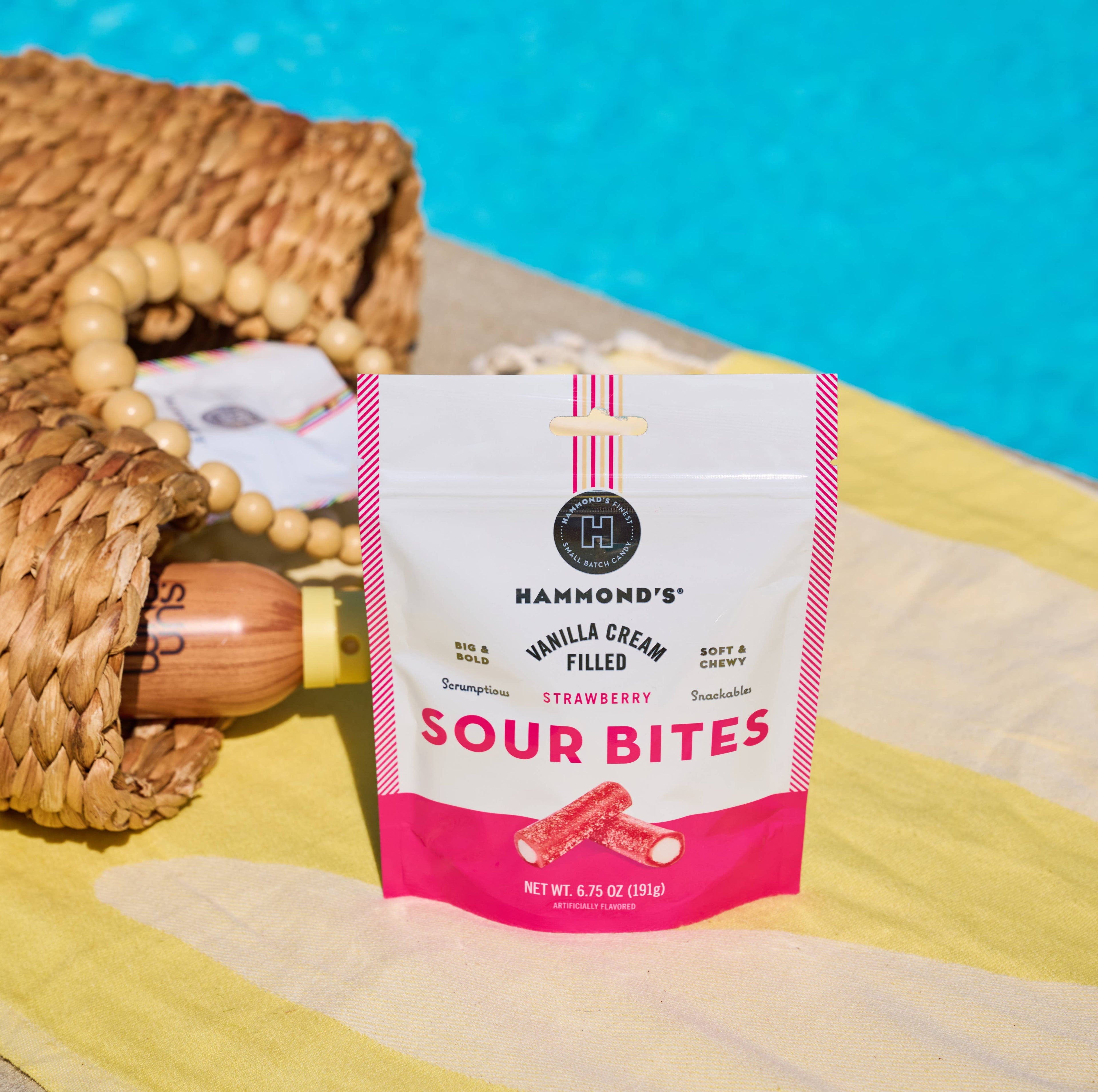 Sweet & Sour Bites - Strawberry w/ Vanilla Cream