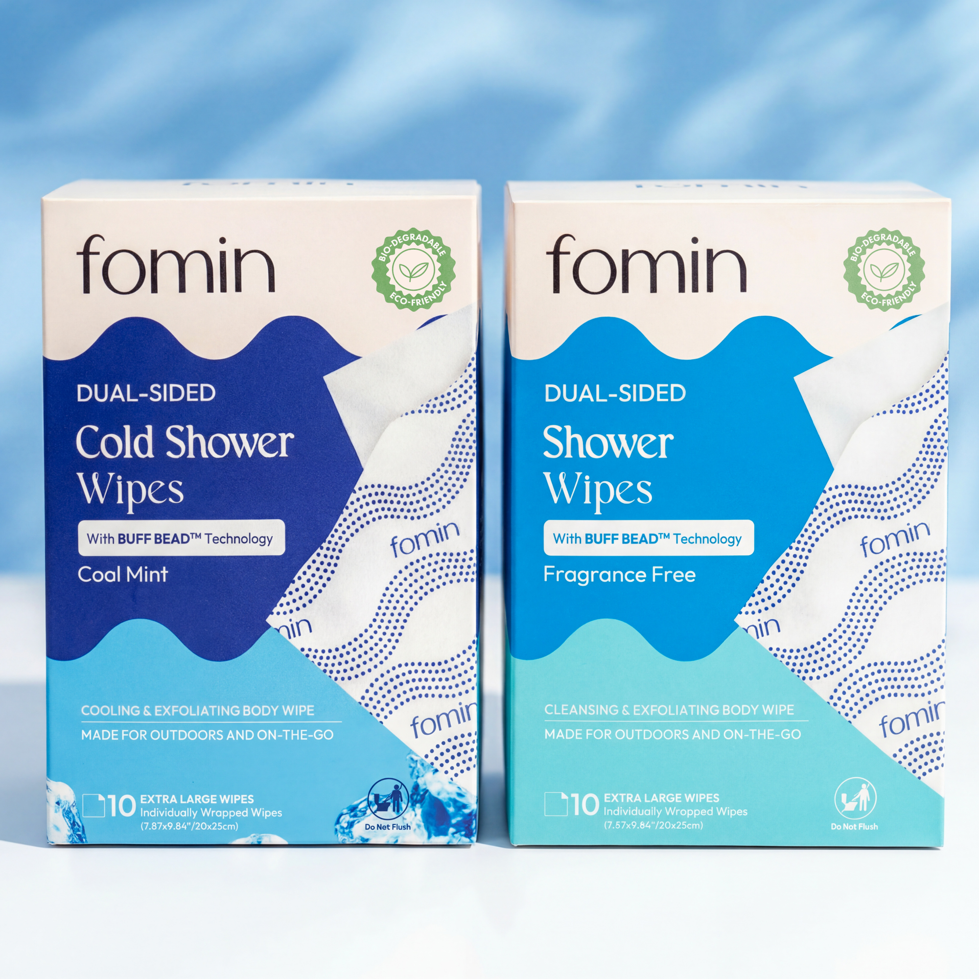 Cold Shower Wipes - Cool Mint 10pk