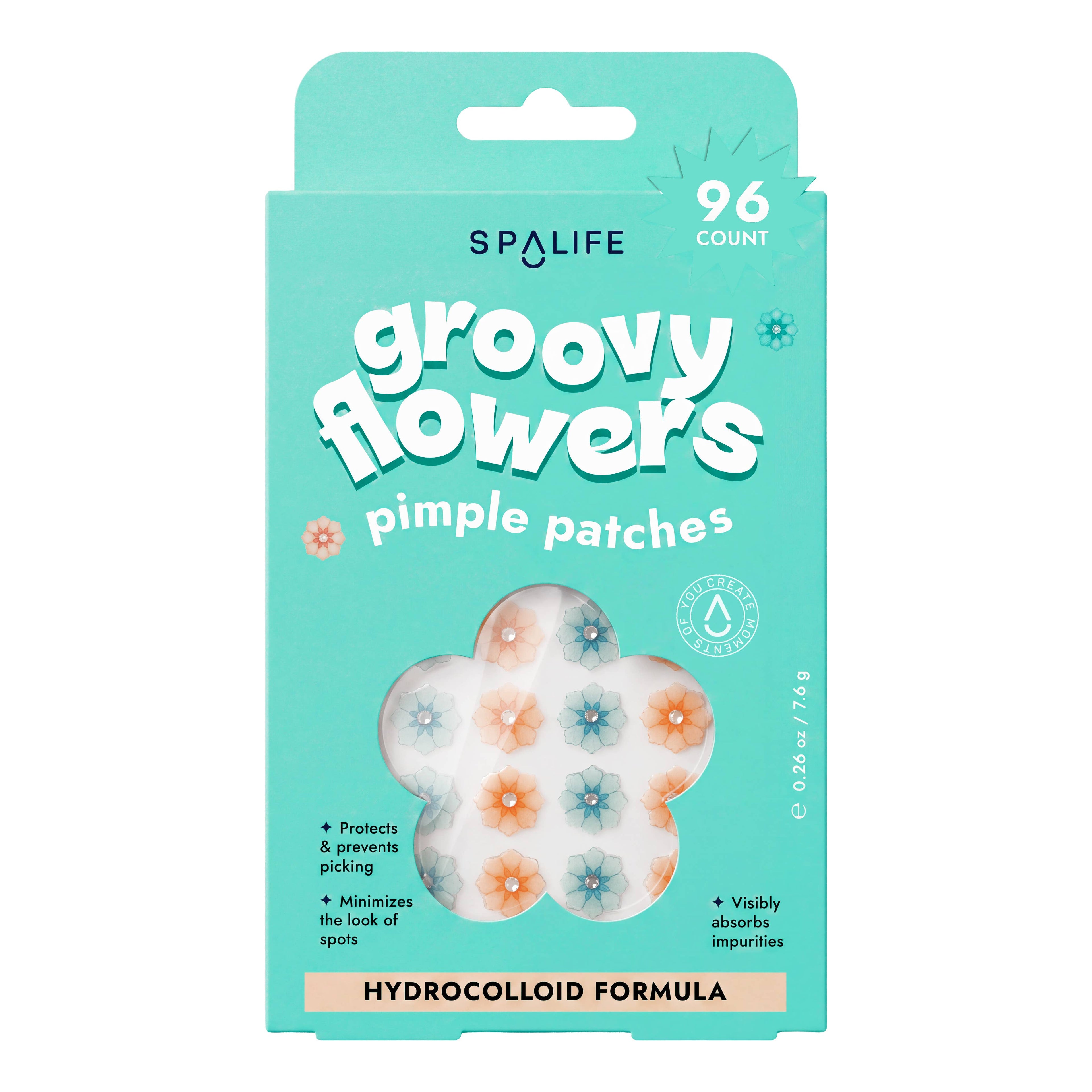 Groovy Flowers Hydrocolloid Pimple Patches