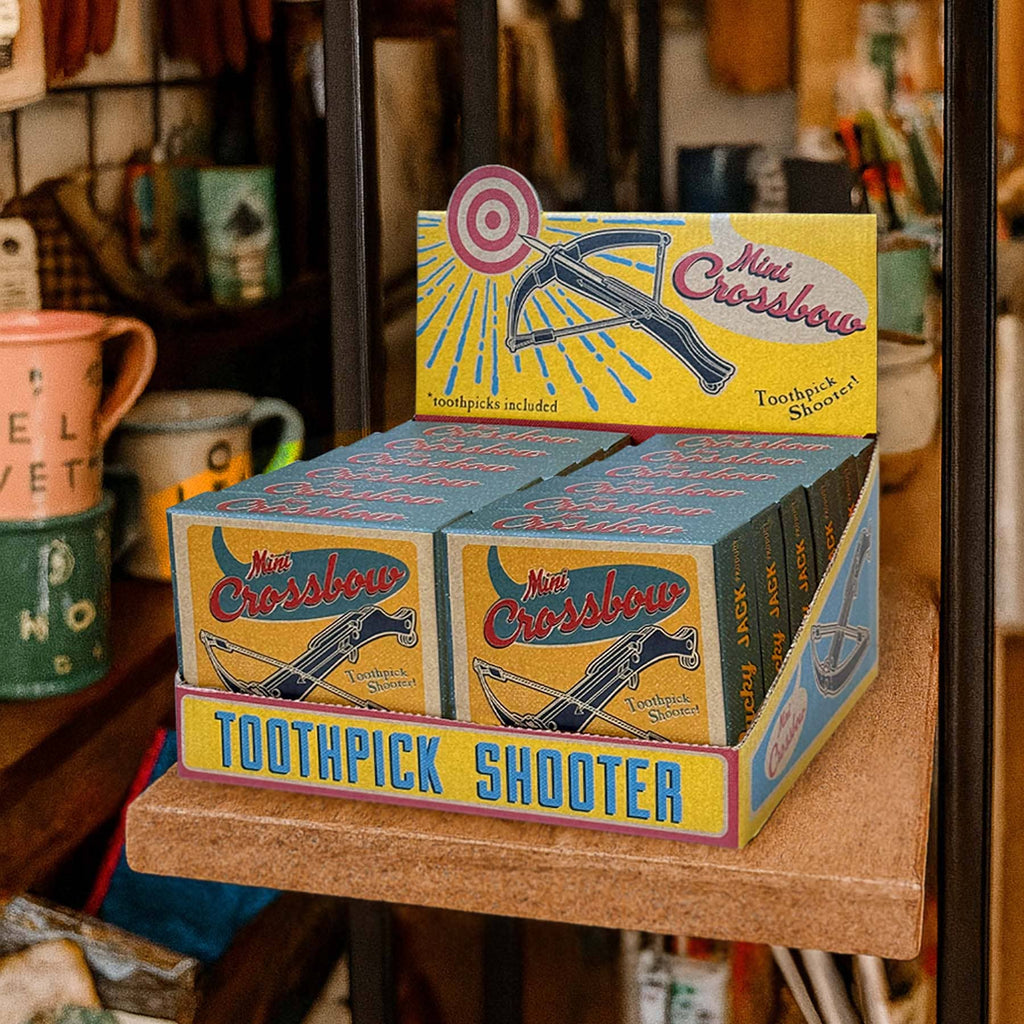 Mini Crossbow Toothpick Launcher