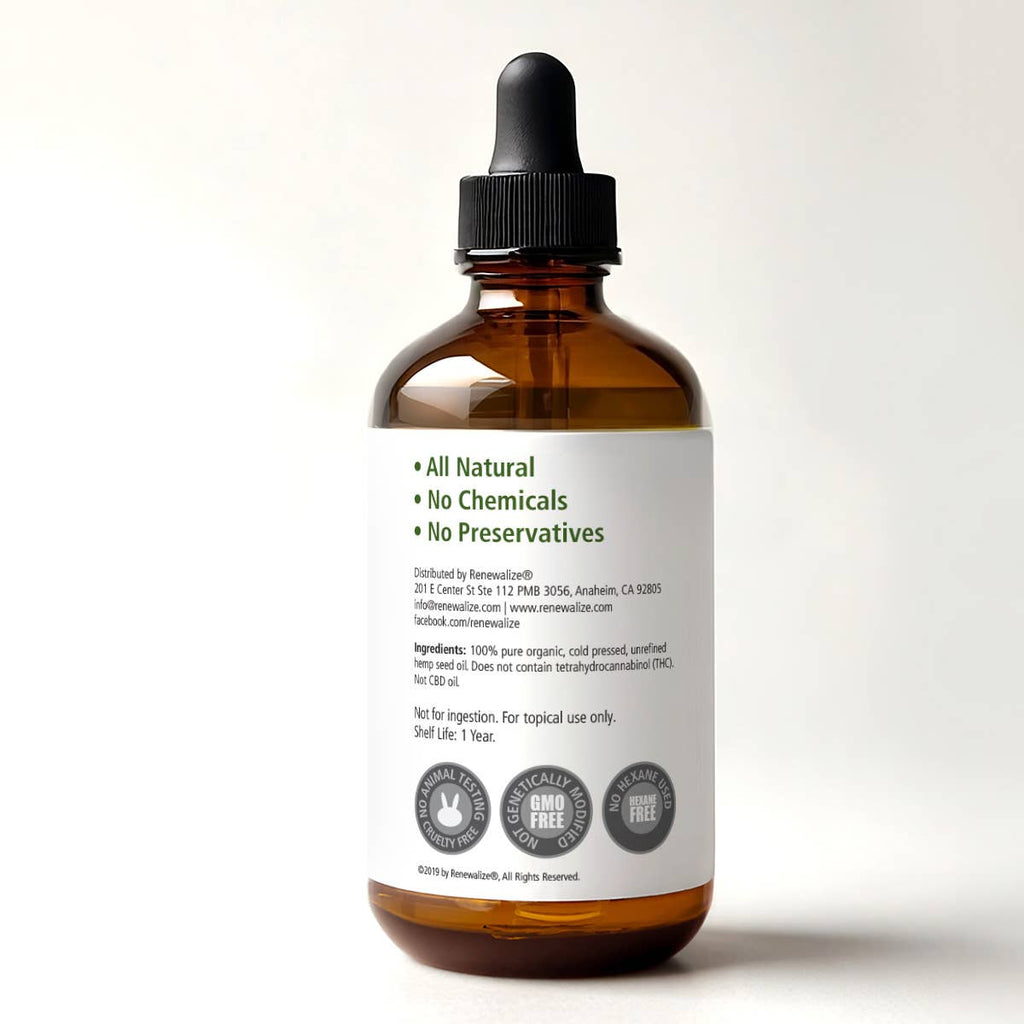 Organic Hemp Seed Face Cleansing Oil & Moisturizer