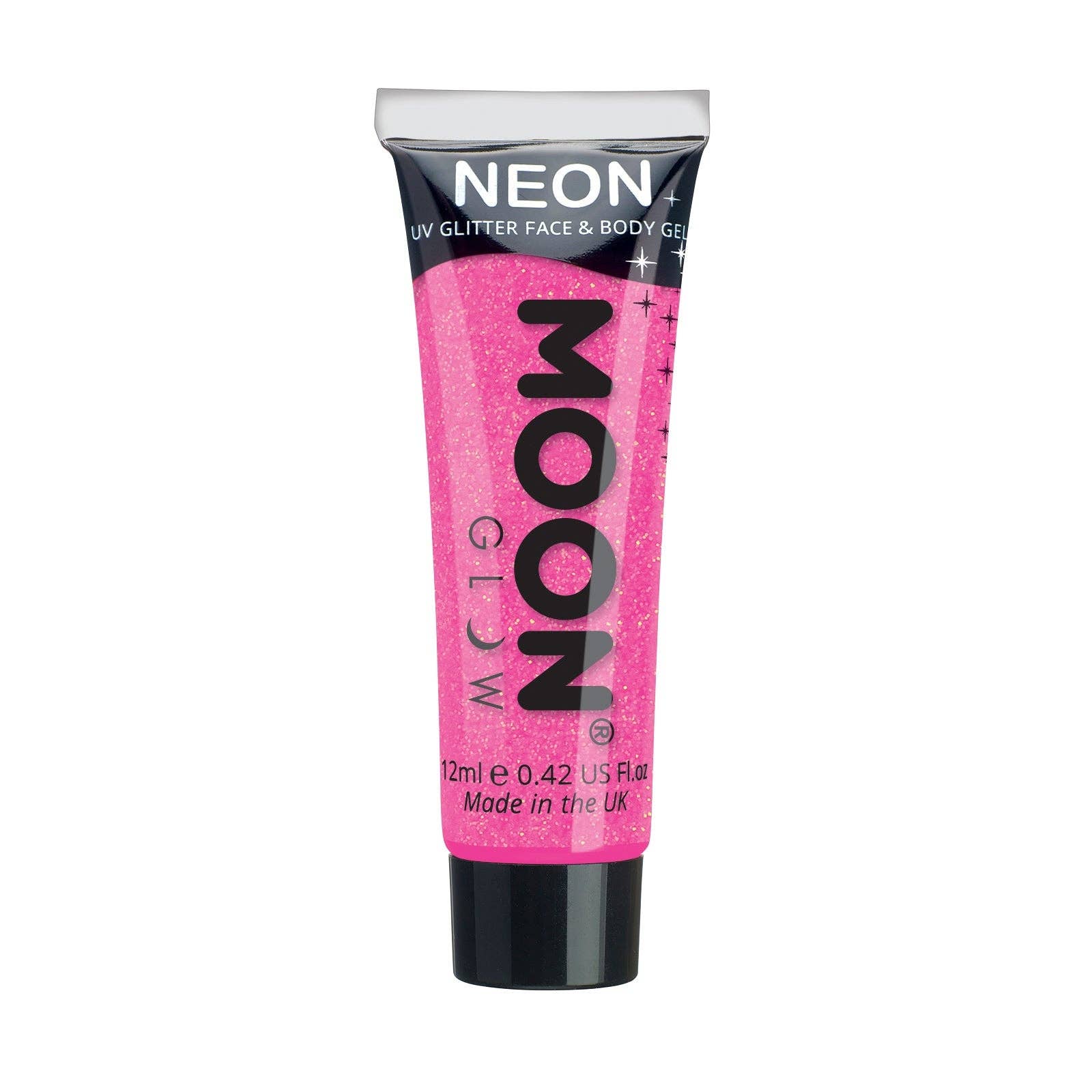 Neon UV Glow Blacklight Fine Face & Body Glitter Gel