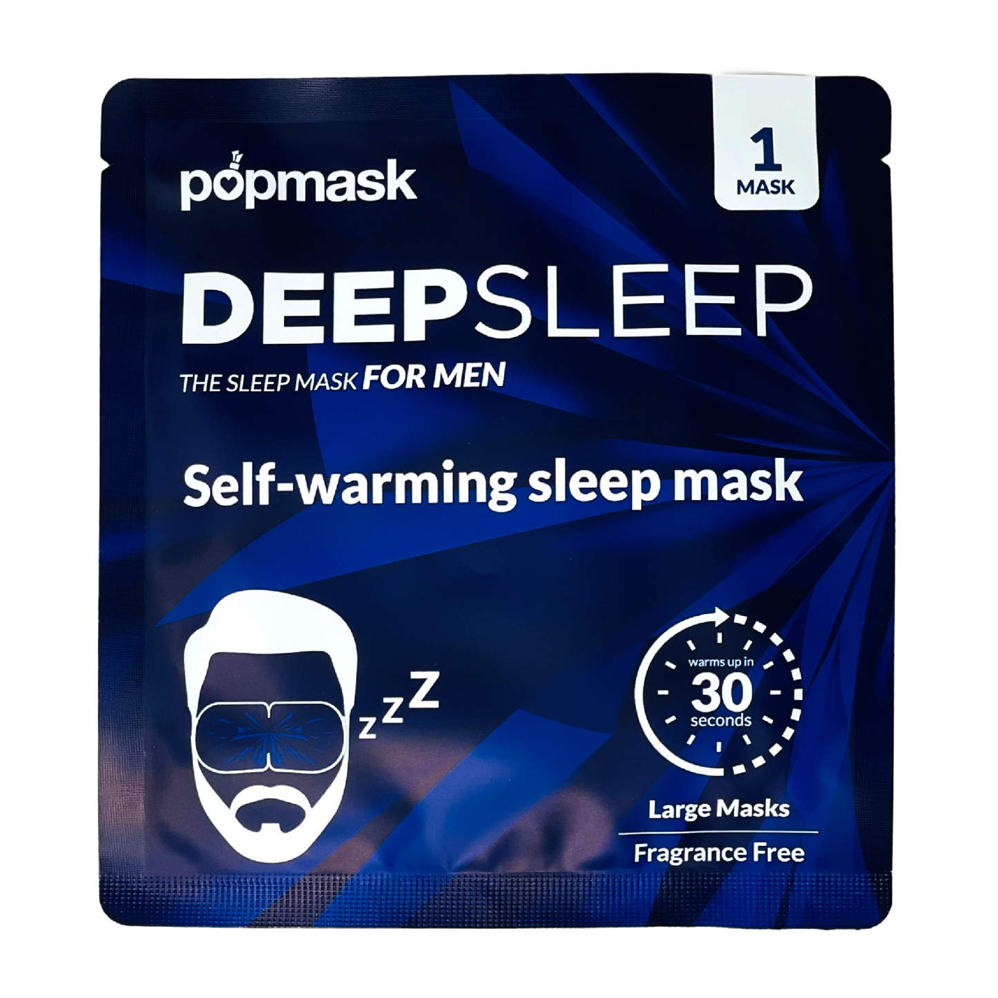 Deep Sleep Self-Heating Eye Masks for Men - 5 Pack