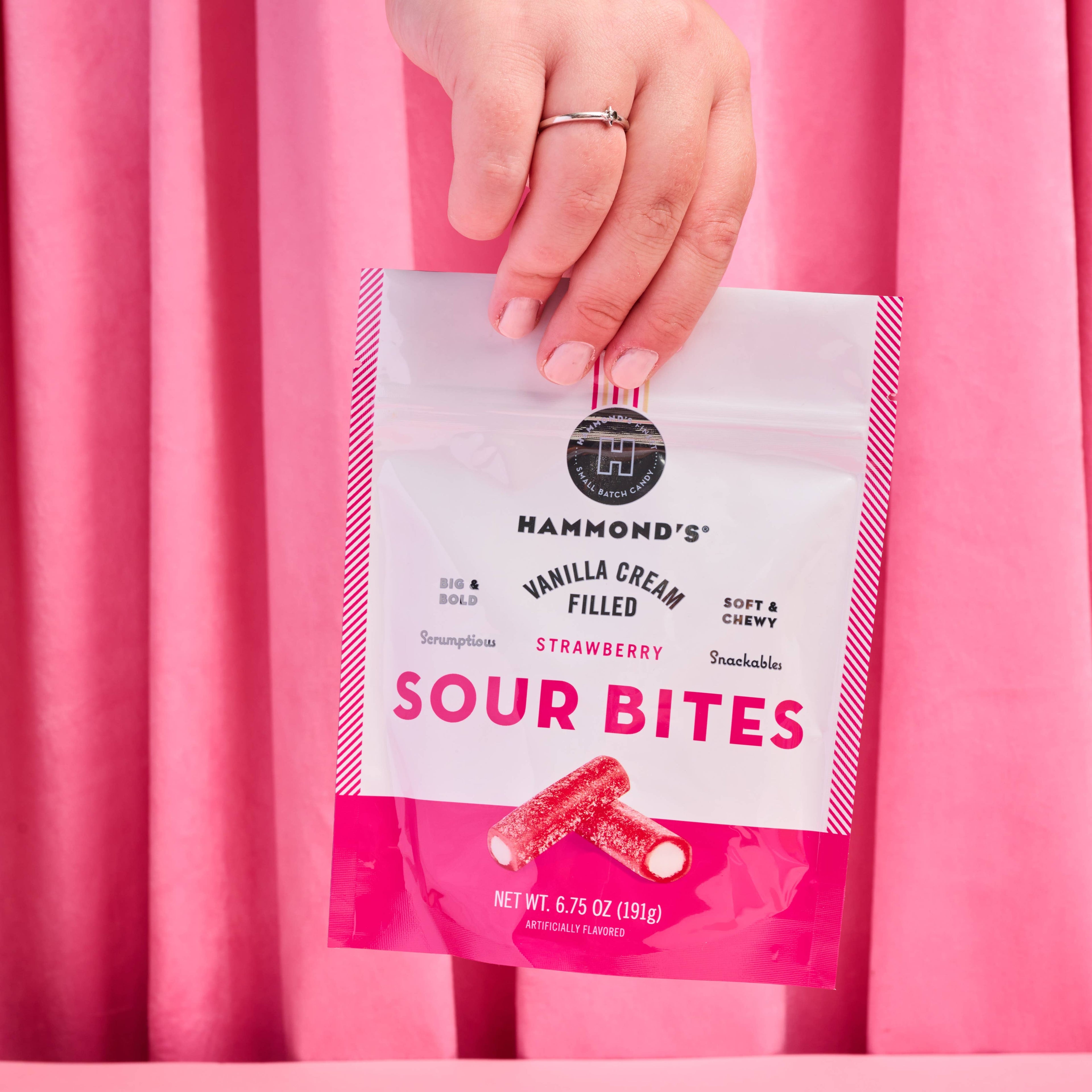 Sweet & Sour Bites - Strawberry w/ Vanilla Cream