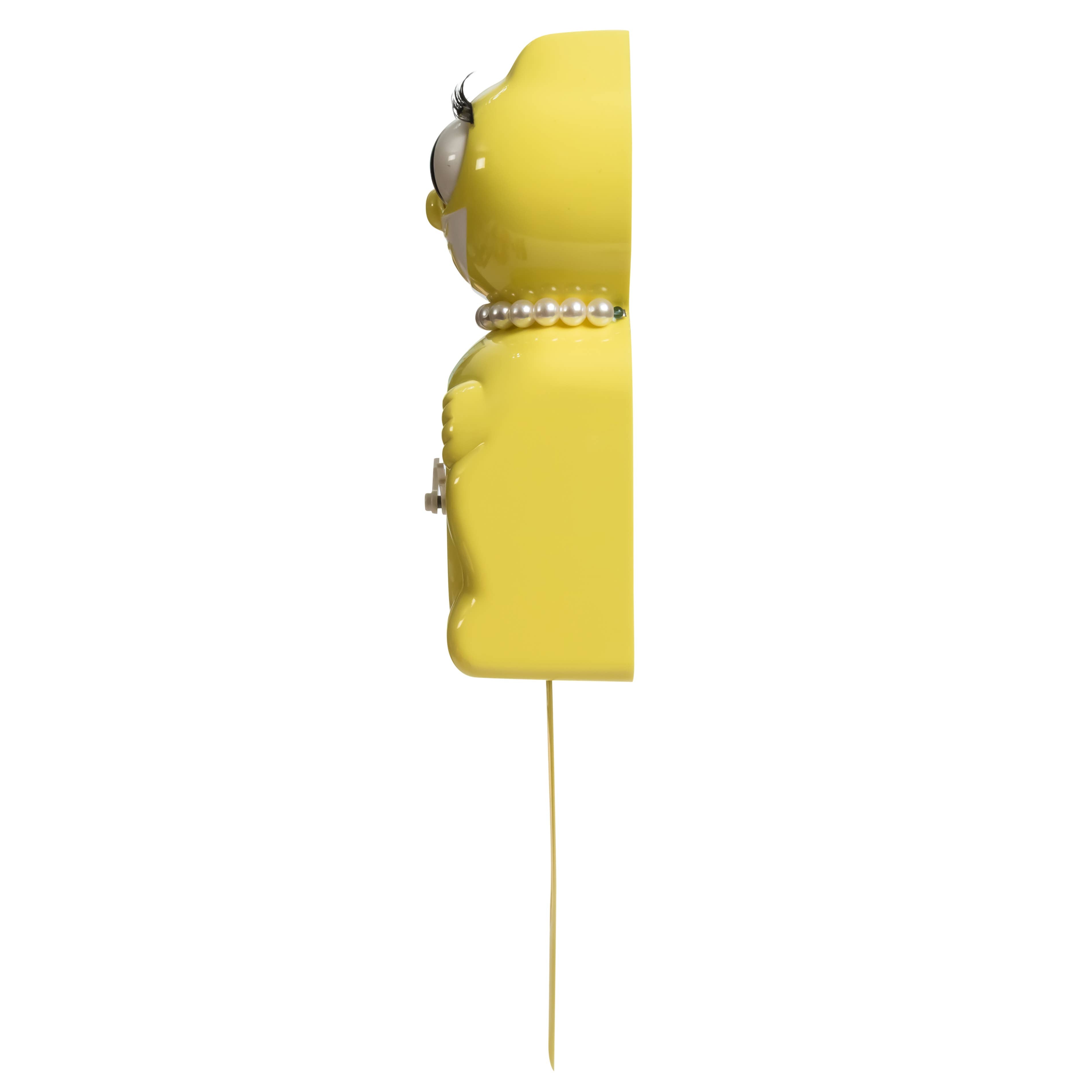 Spring Daffodil Lady Kit-Cat Klock