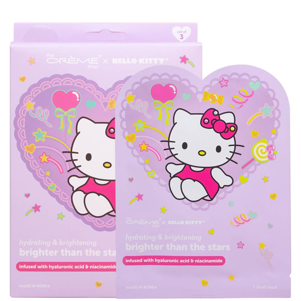 THE CREME SHOP X HELLO KITTY BRIGHTER THAN THE SHEET MASK
