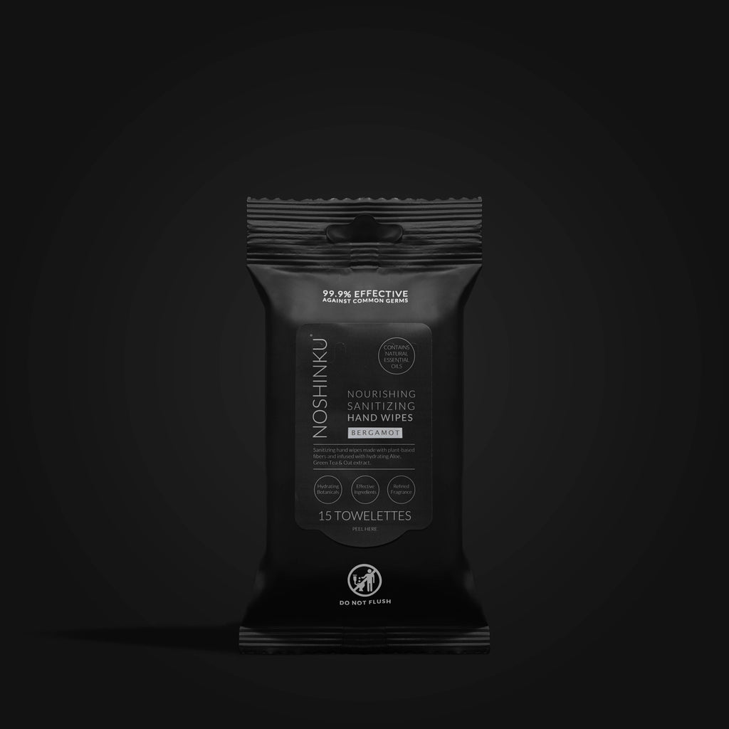 Bergamot Nourishing Hand Sanitizing Travel Wipes