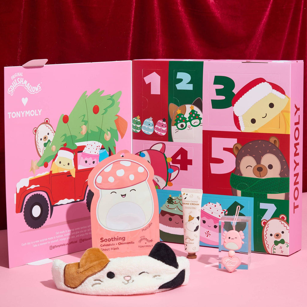 Limited Edition | Squishmallows x TONYMOLY Skincare Advent Calendar