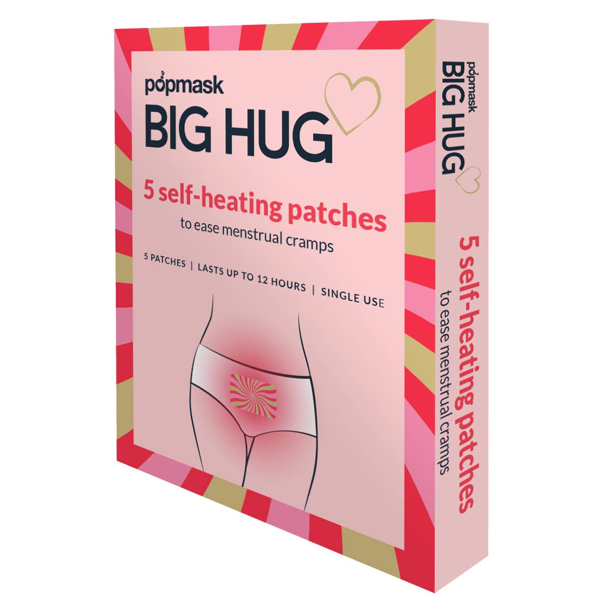 Big Hug Self Heating Menstrual Cramp Relief Patches
