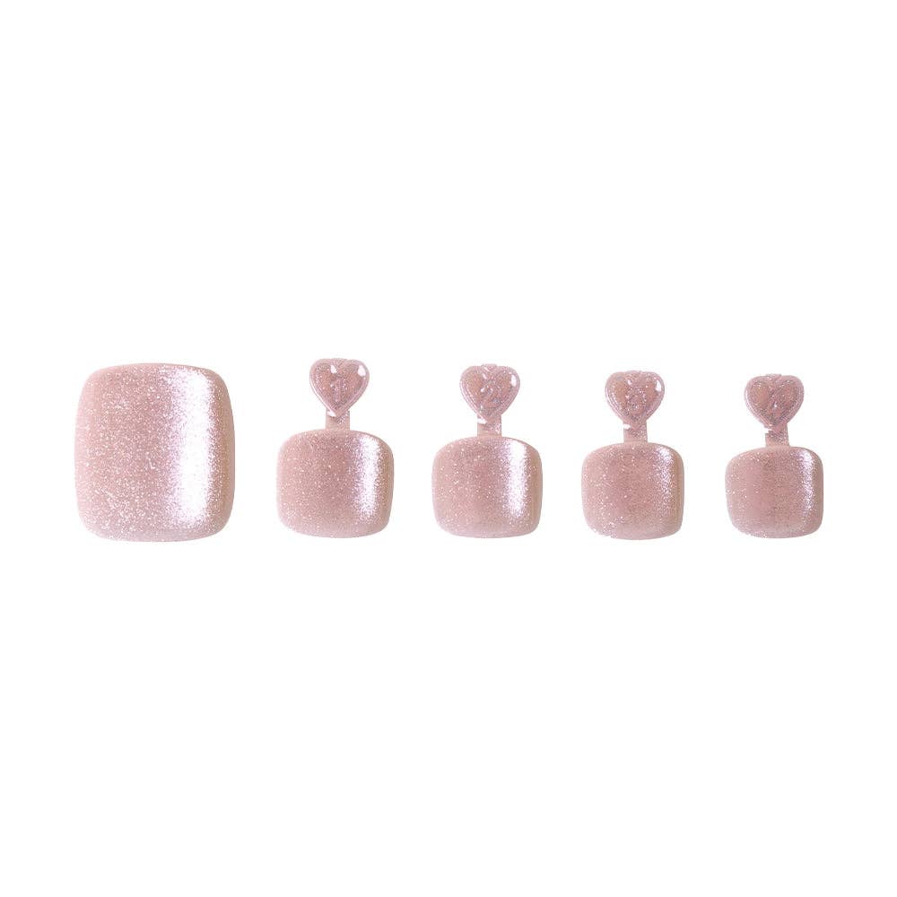 The Vow Nude Velvet Toe Press-On Nails