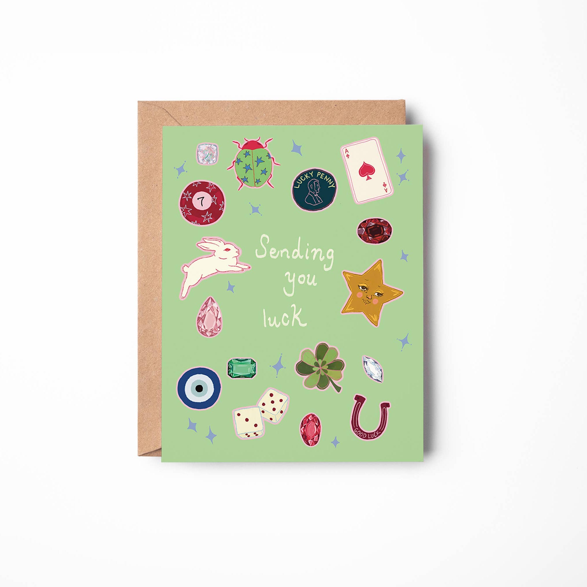 Sending You Luck Card