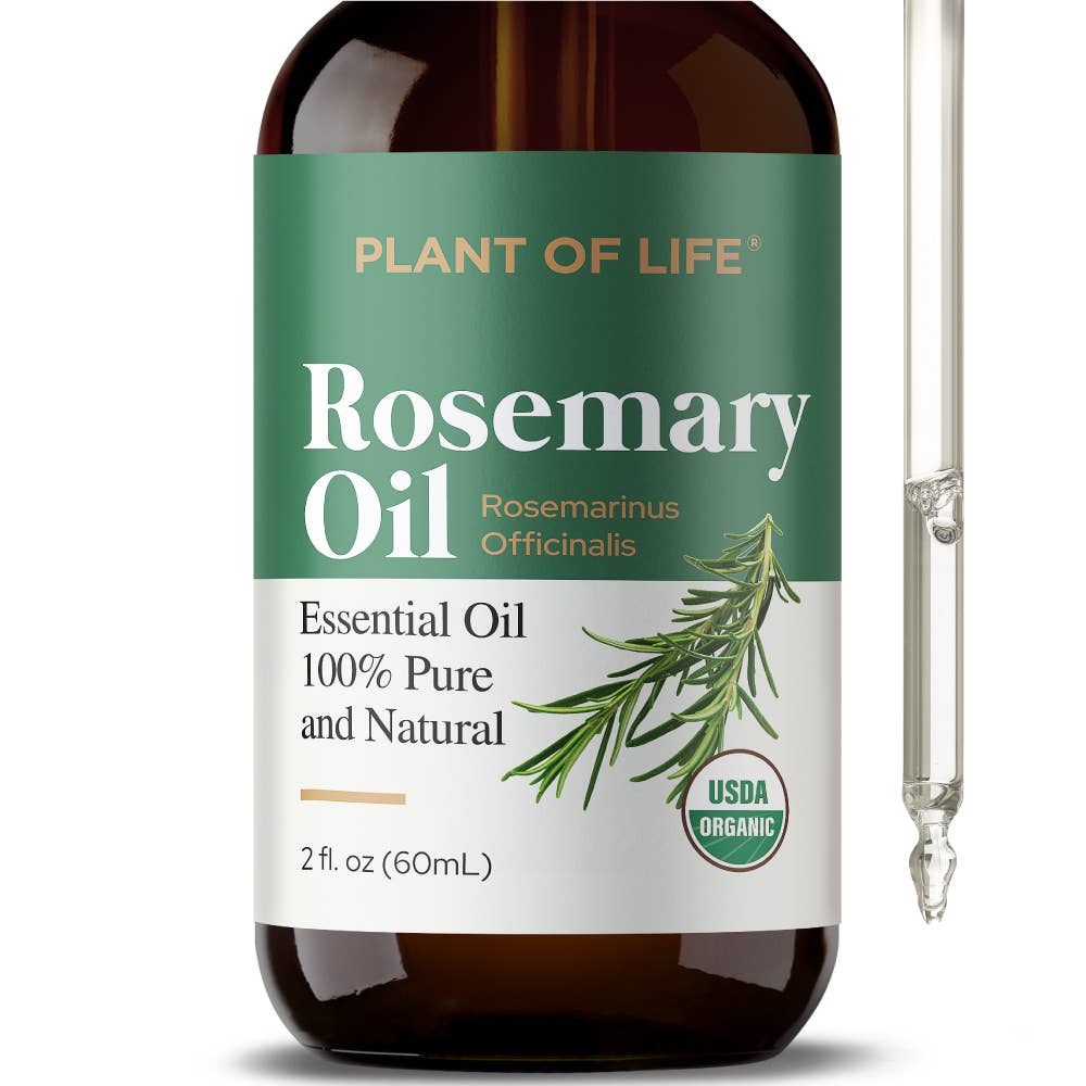 Rosemary Essential Oil for Aromatherapy Hair, Skin, & Nails