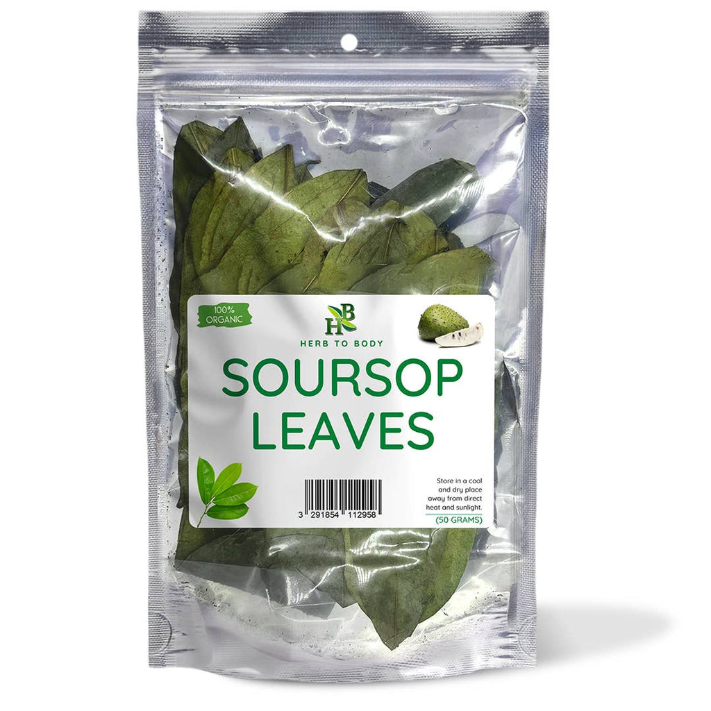 Organic Soursop Leaves 50g - Dried Leaf | Hoja De Guanabana