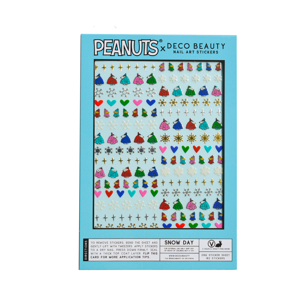 Nail Art Stickers - PEANUTS SNOW DAY