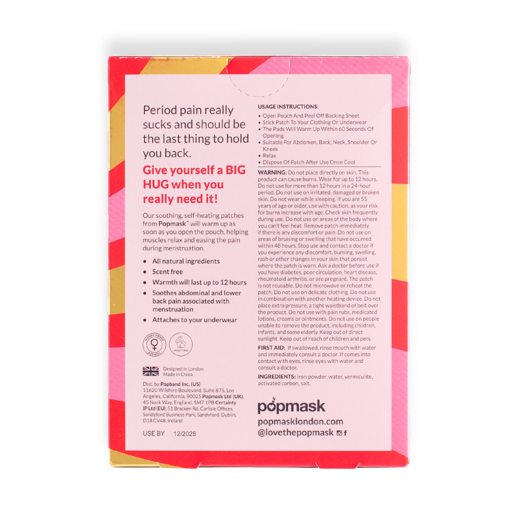 Big Hug Self-Heating Patches