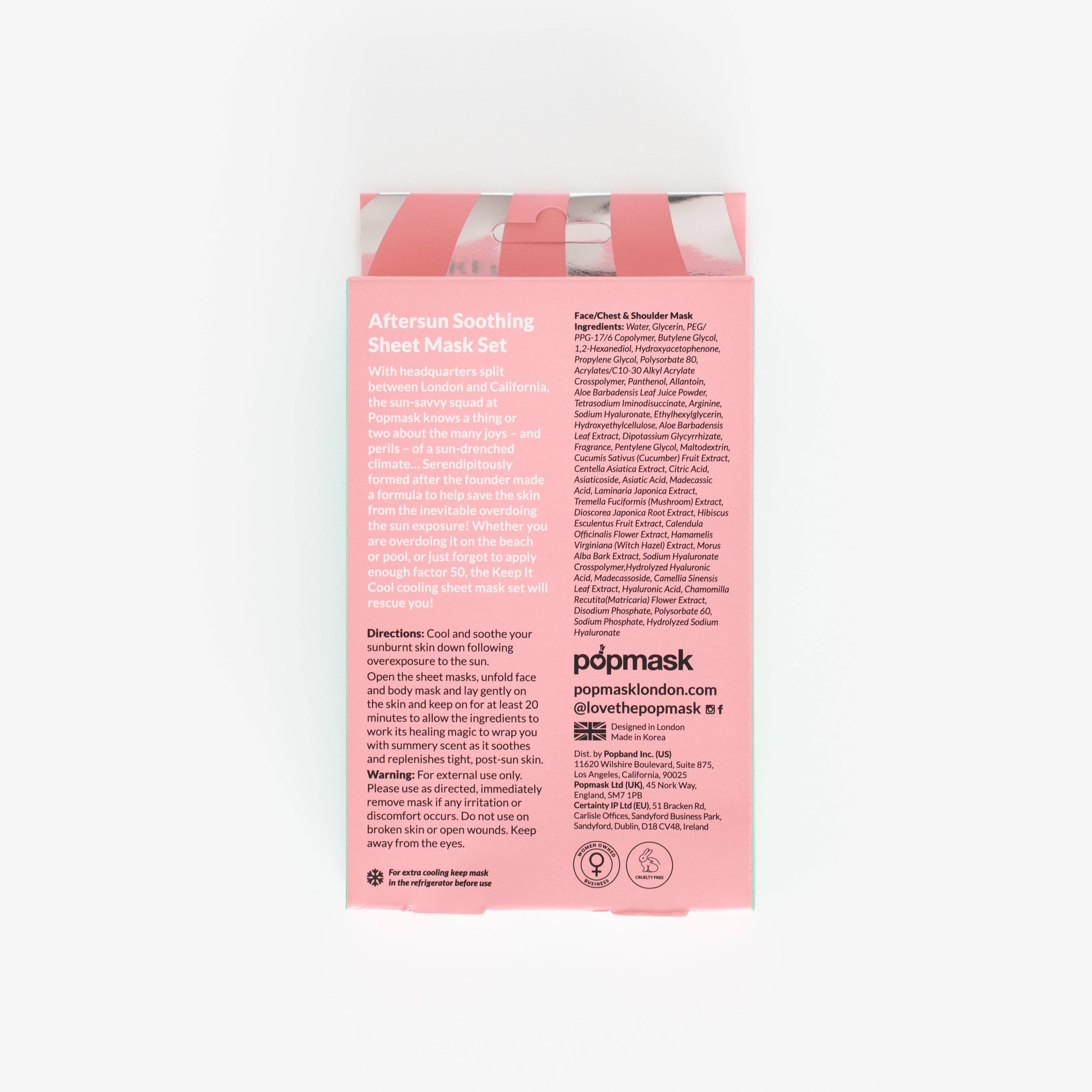 Keep It Cool Aftersun Sheet Mask Set
