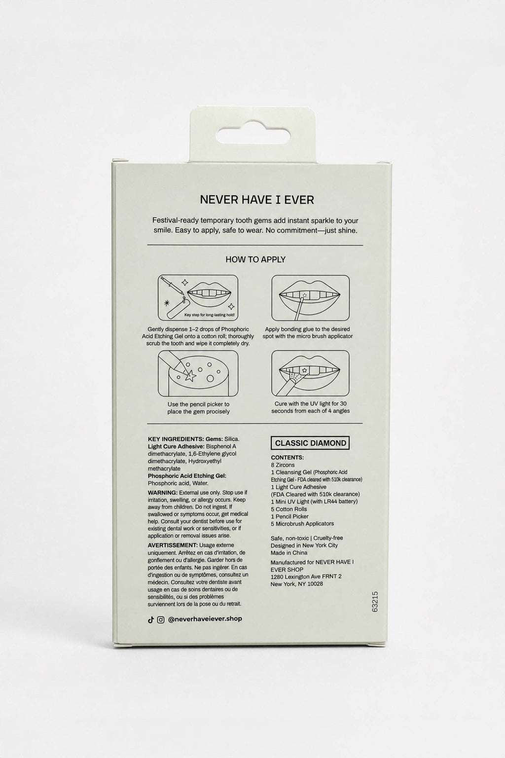 CLASSIC DIAMOND - DIY Tooth Gem Kit