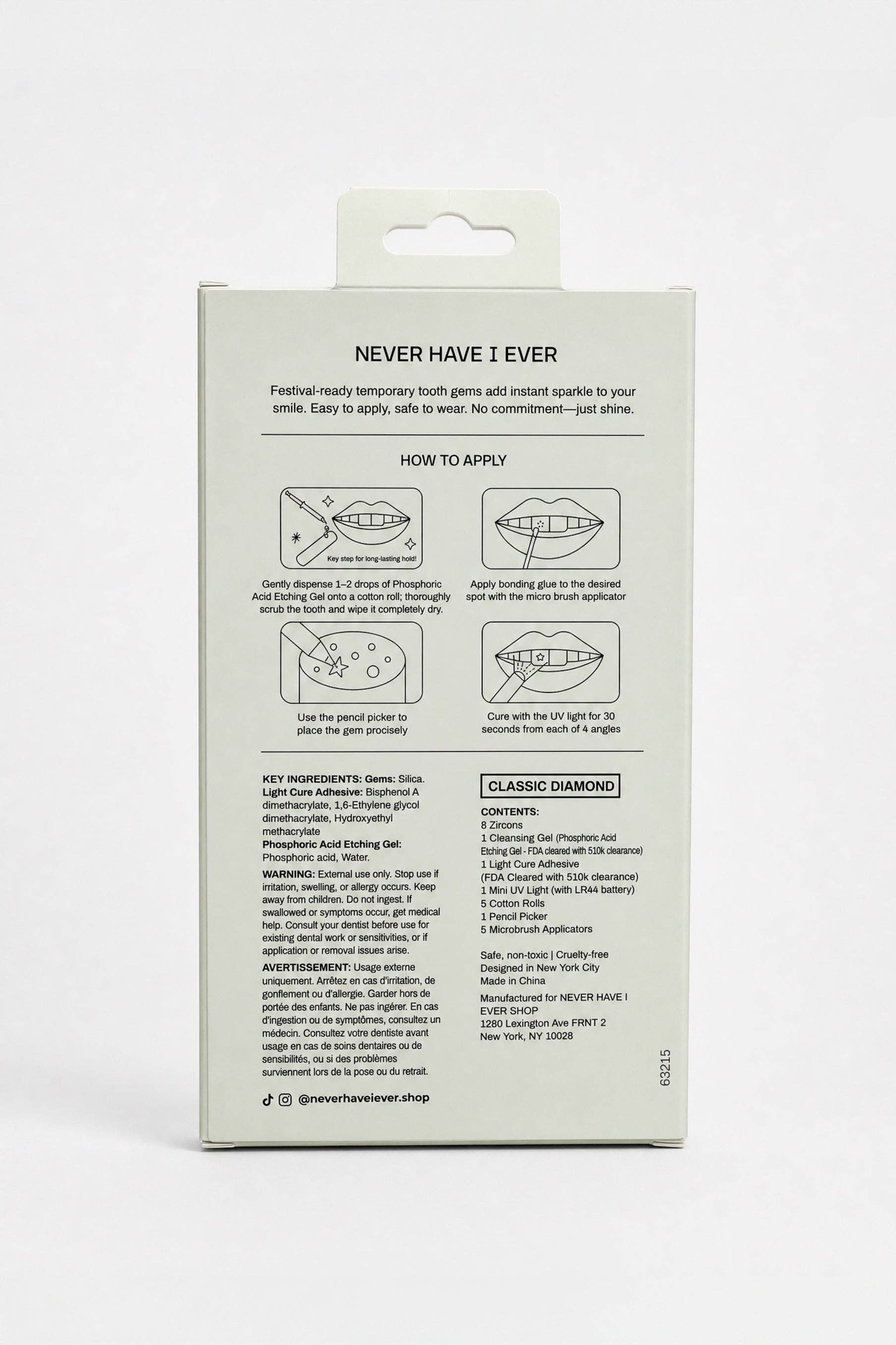 CLASSIC DIAMOND - DIY Tooth Gem Kit