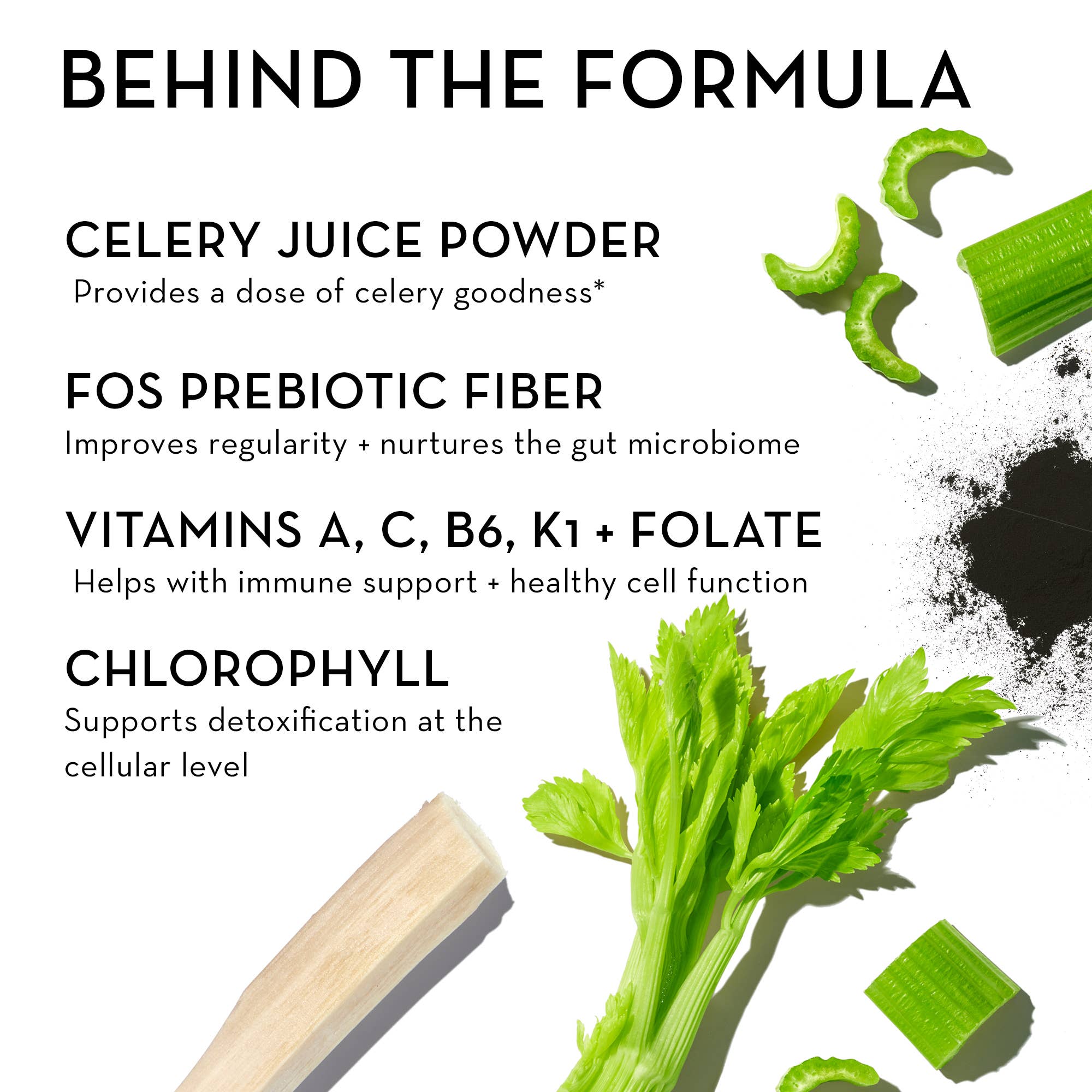 Celery Juice Fiber Gummies for Added Fiber & Detox