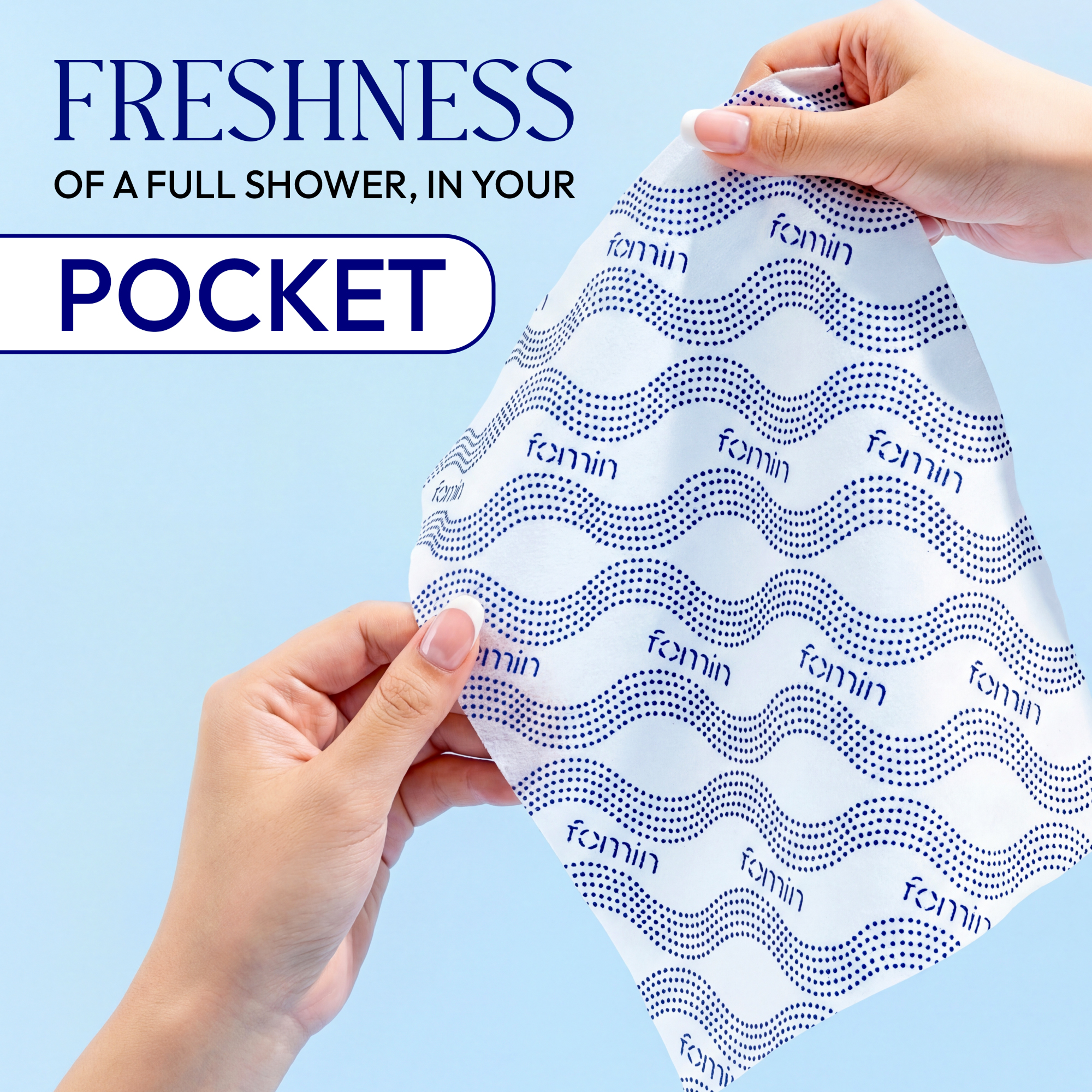 Cold Shower Wipes - Cool Mint 10pk