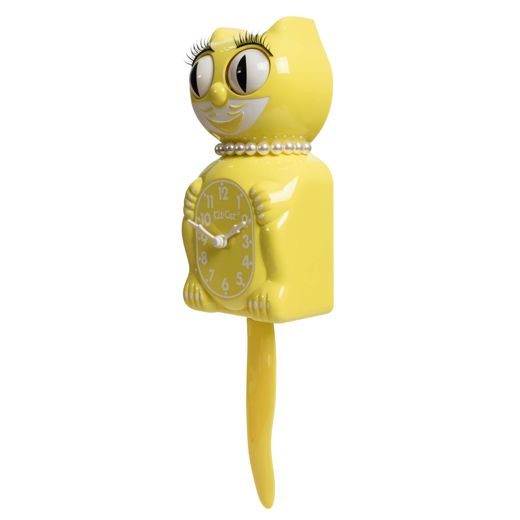 Spring Daffodil Lady Kit-Cat Klock
