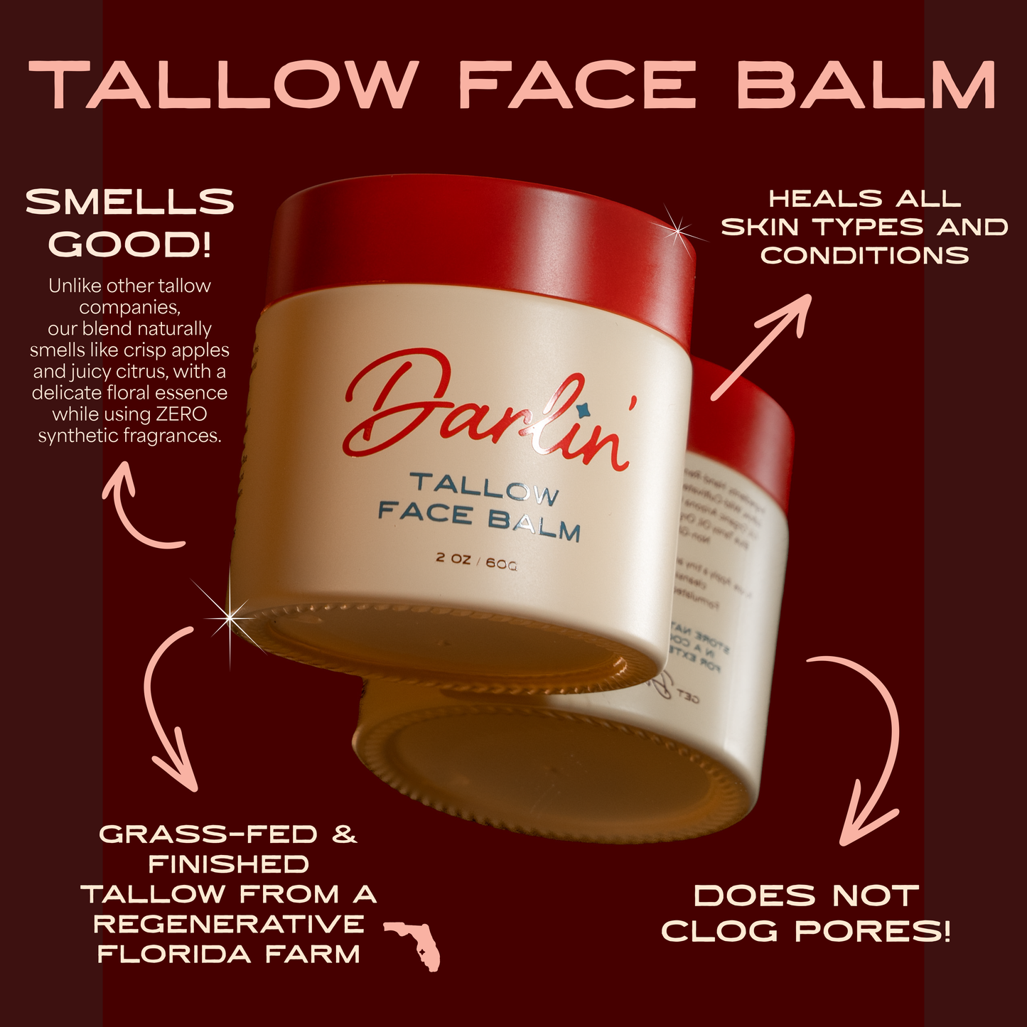 Tallow & Blue Tansy Face Balm