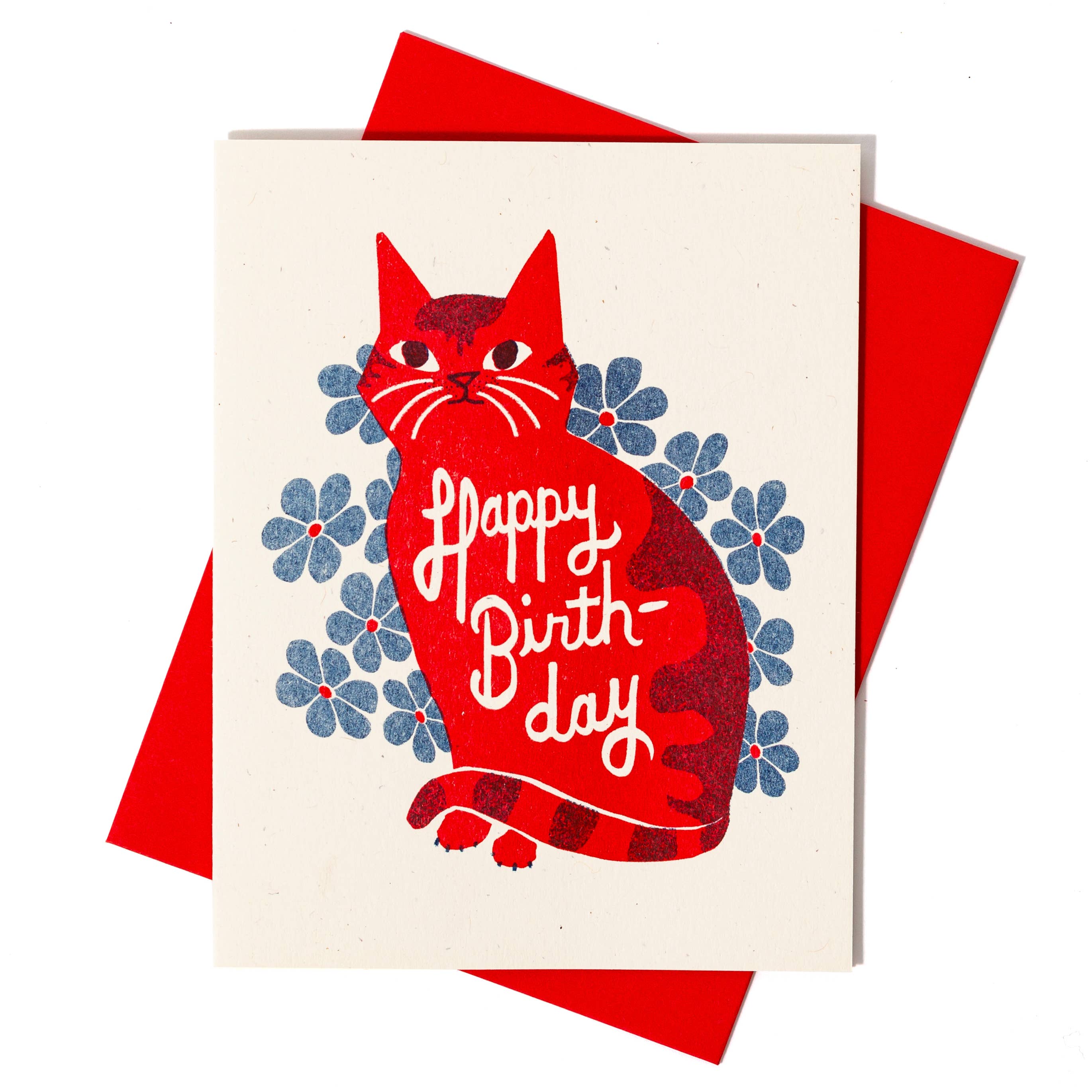 Happy Birth-day - Risograph Card