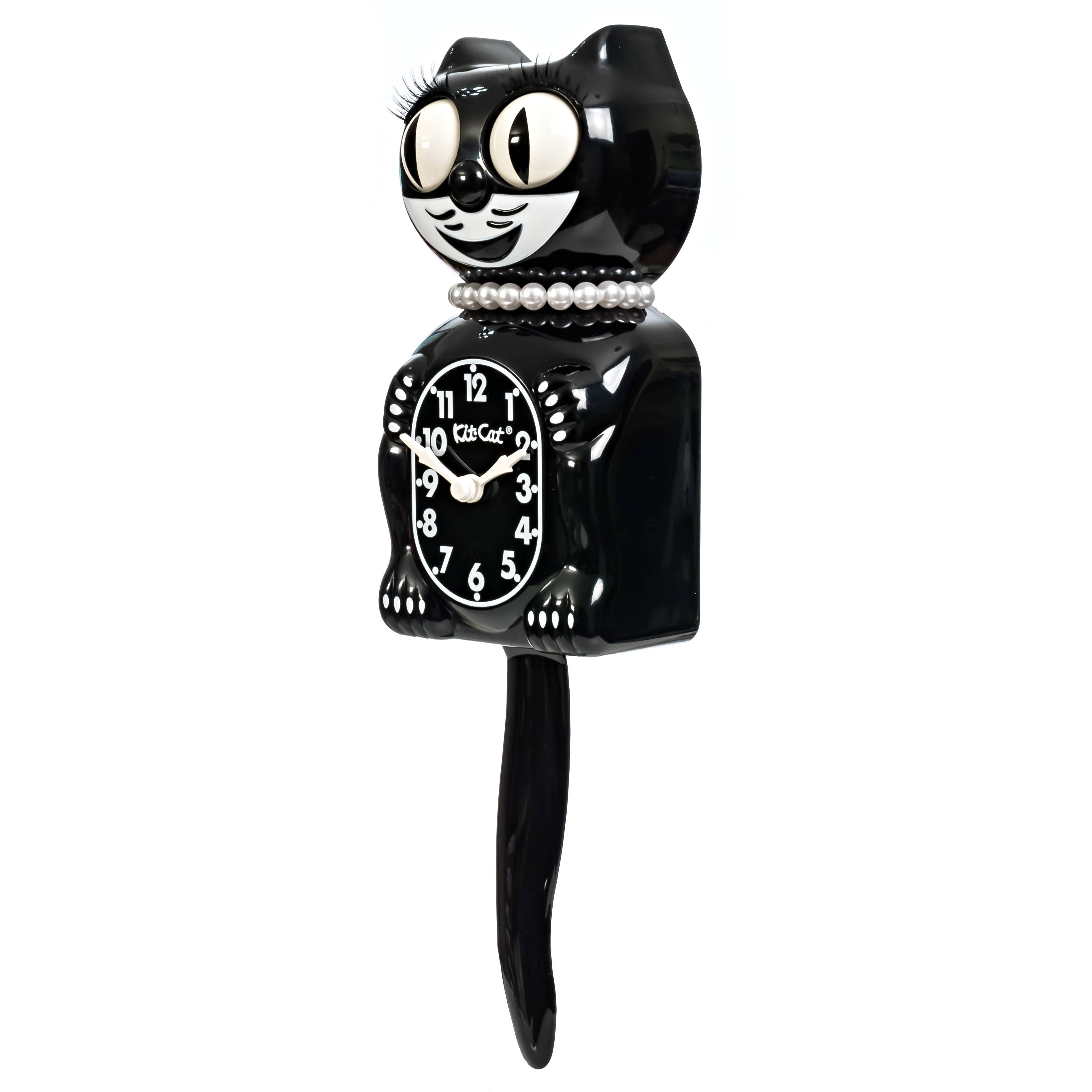 Classic Black Lady Kit Cat Klock