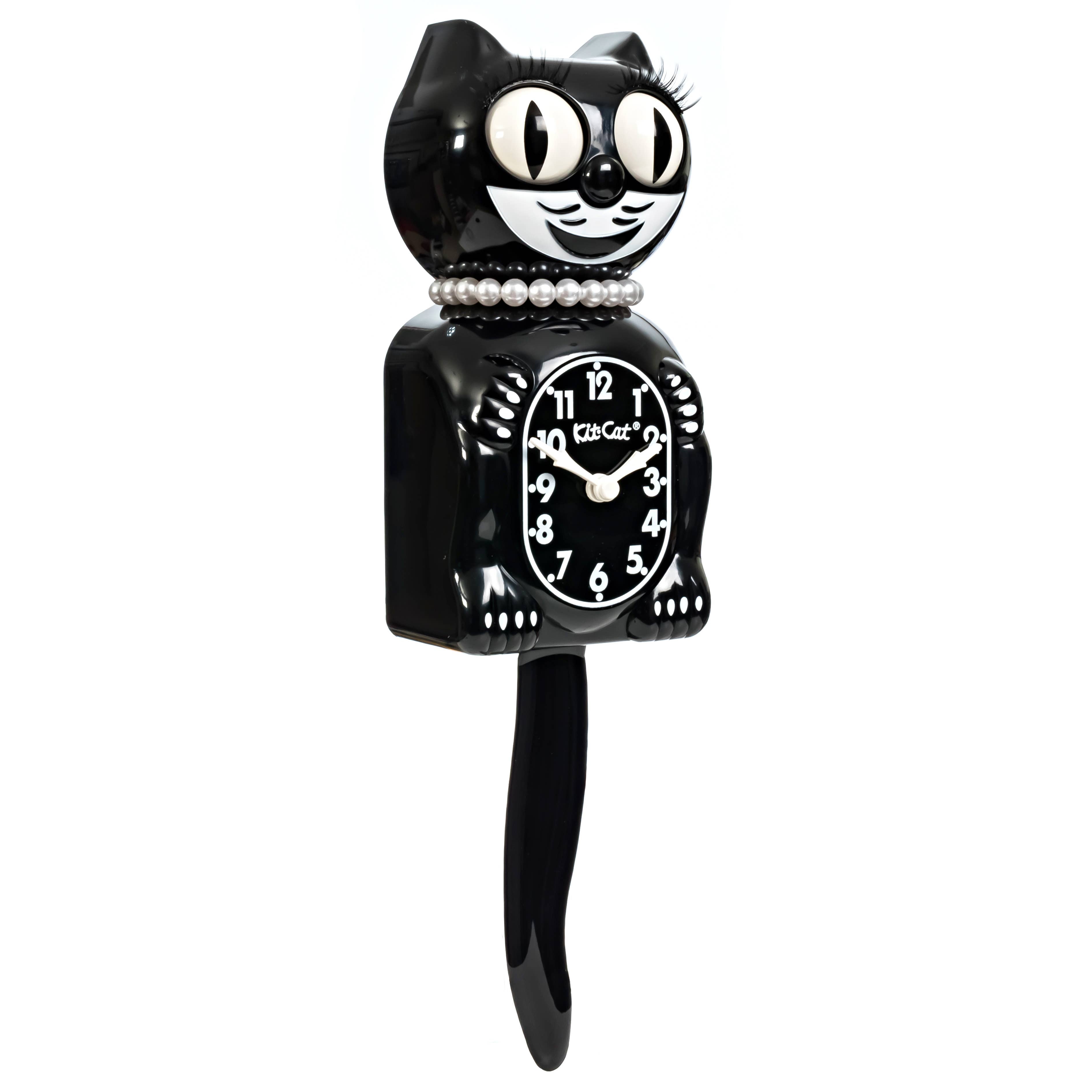 Classic Black Lady Kit Cat Klock