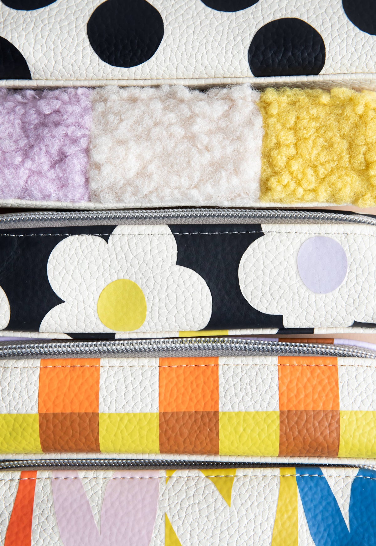 Mono Scattered Dot Pencil Case