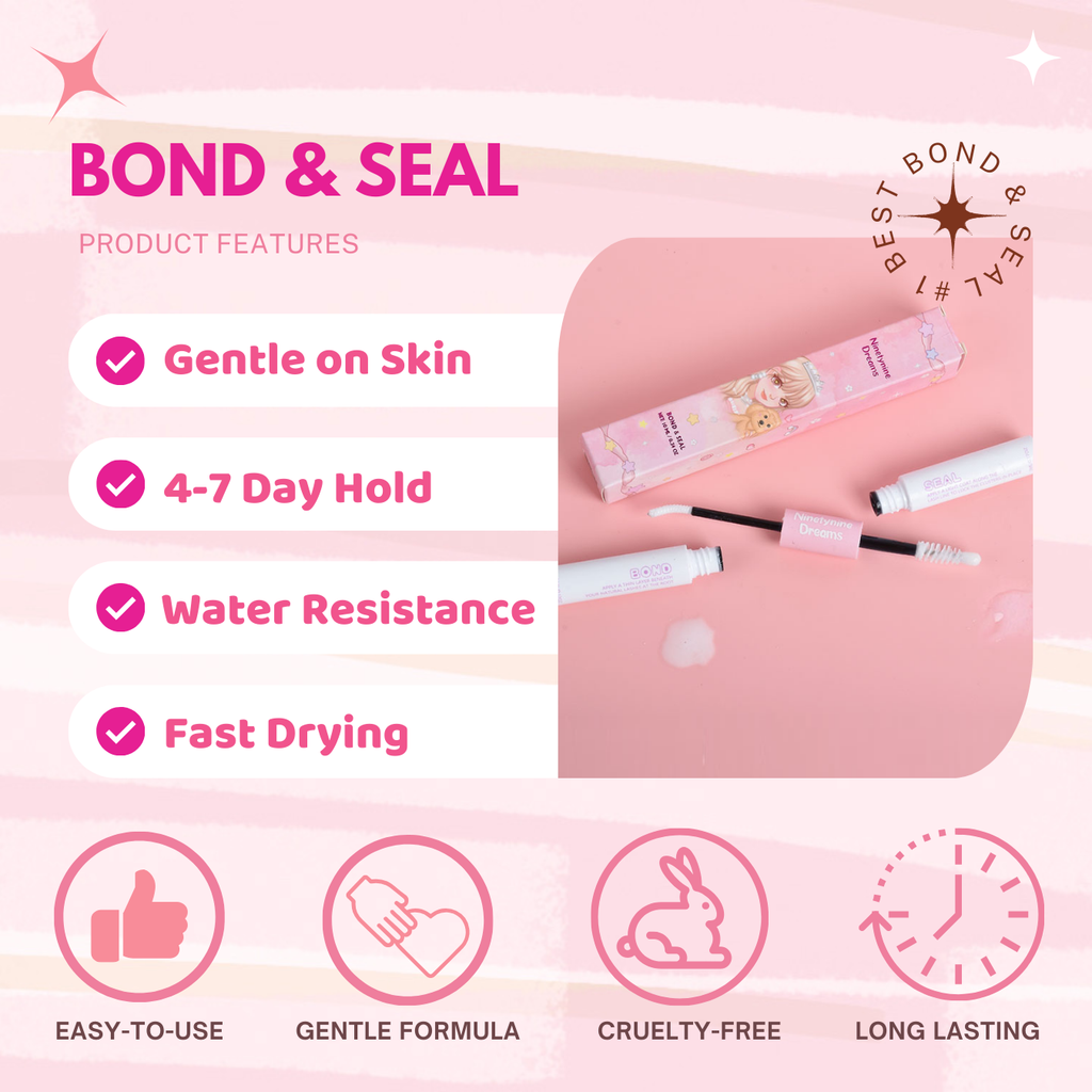 Bond & Seal Waterproof Long-Lasting Eyelash Glue