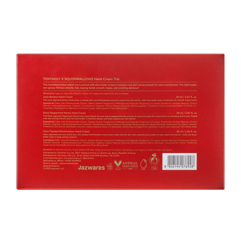 TONYMOLY x Squishmallows Holiday Hand Cream Set