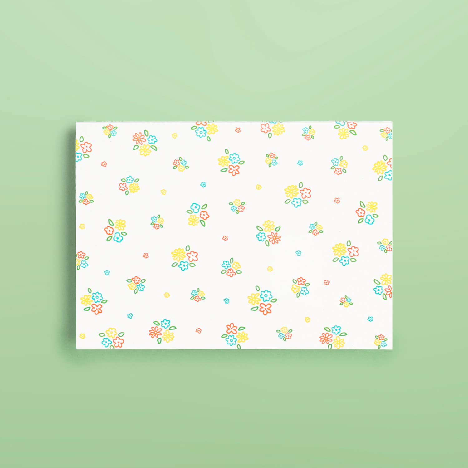 Ditsy Floral Pattern Letterpress Card Box Set