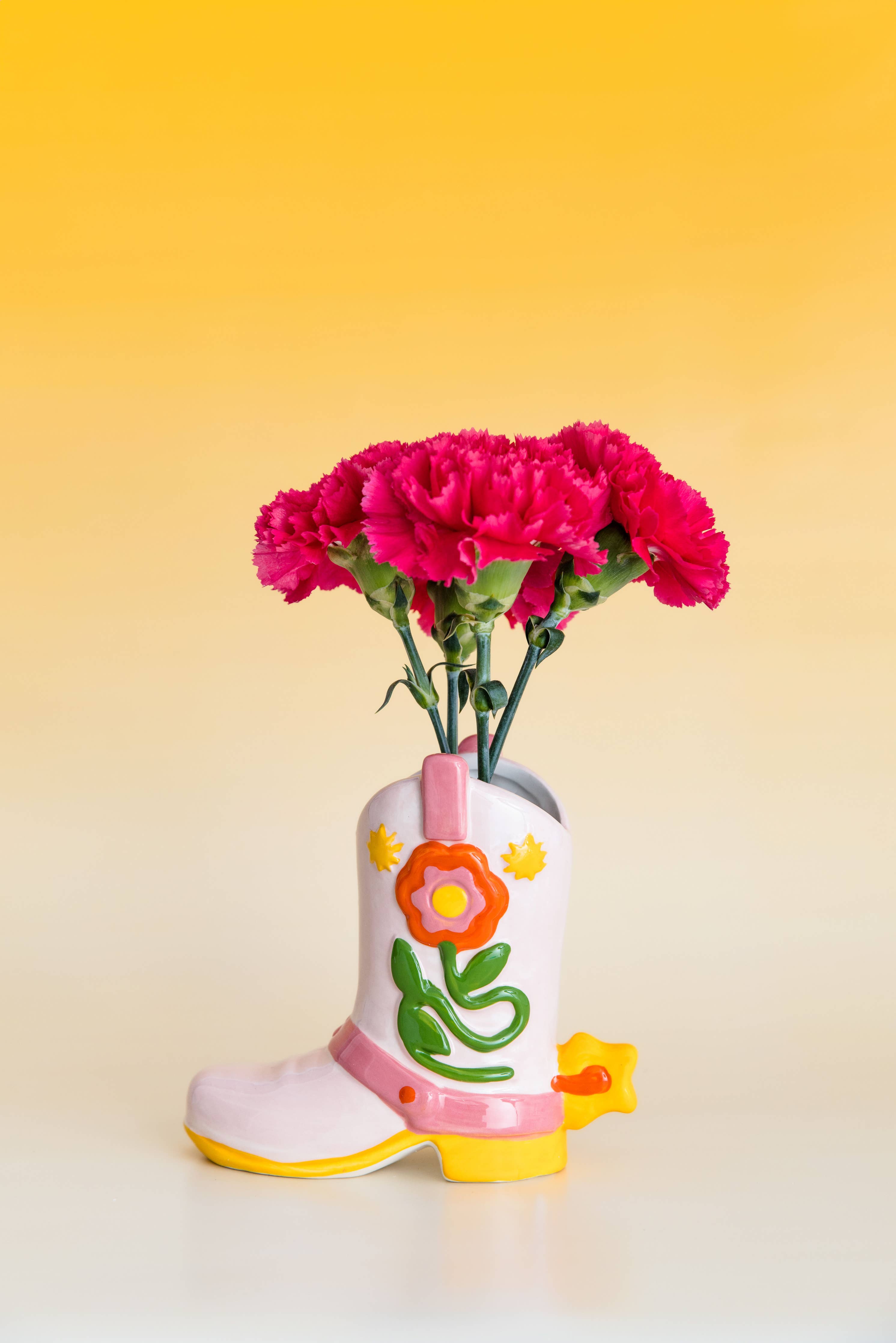 Giddy Up Ceramic Vase