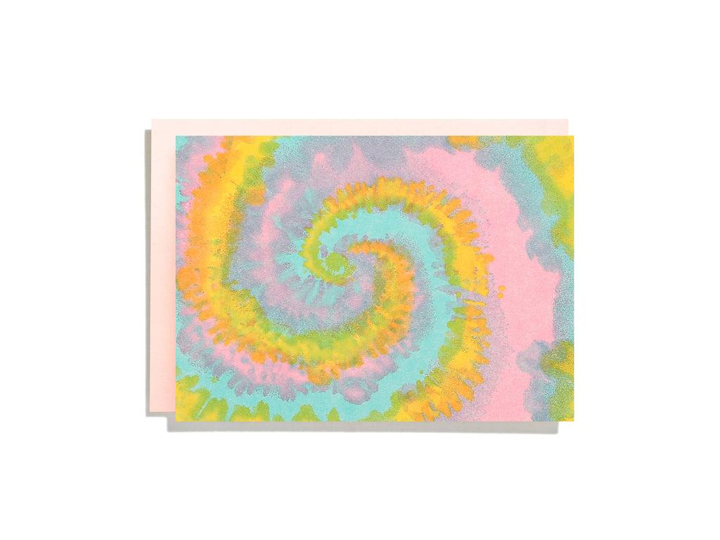 Tie Dye Pattern Letterpress Card Box Set