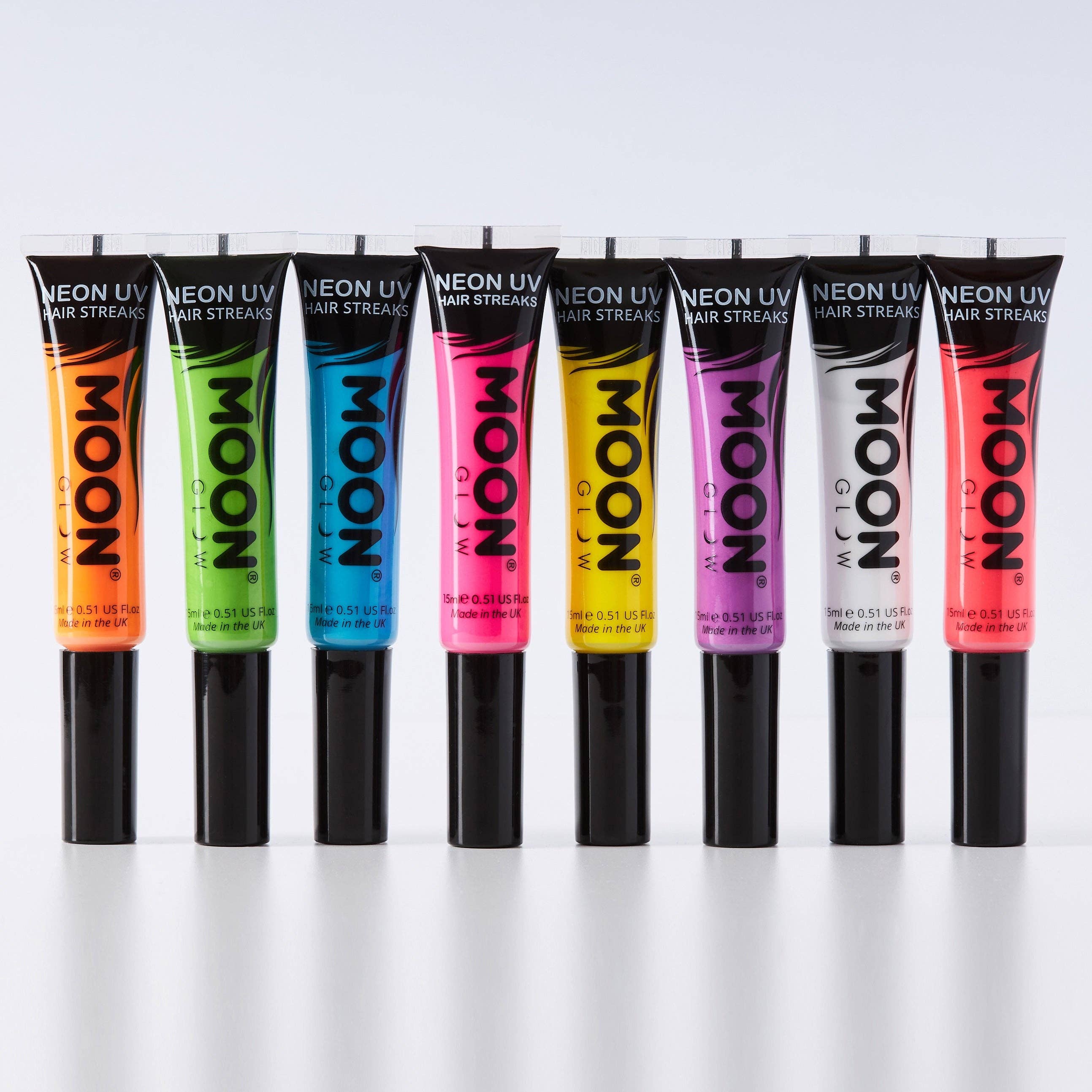 Neon UV Glow Blacklight Hair Streaks